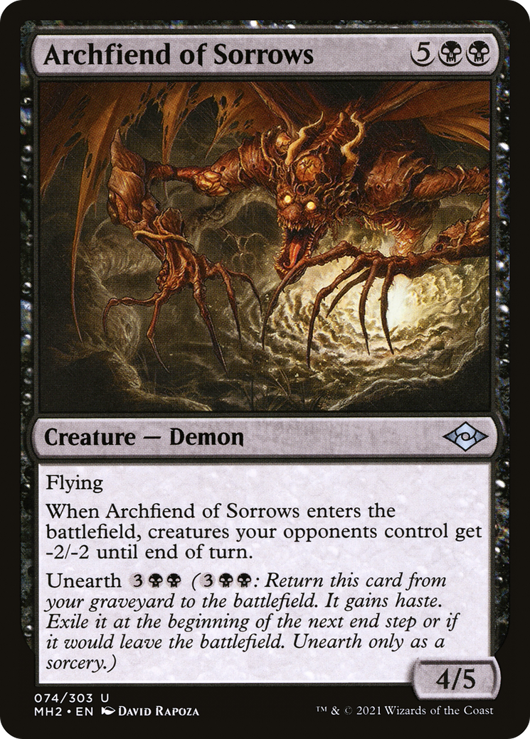 Archfiend of Sorrows (074) Foil - Modern Horizons 2