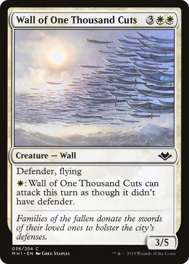 Wall of One Thousand Cuts (036) - Modern Horizons