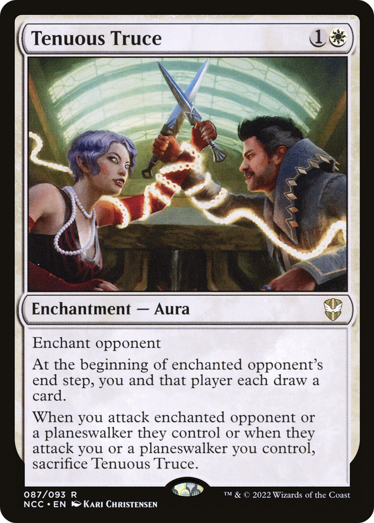 Tenuous Truce (087) Foil - New Capenna Commander