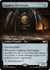 Giggling Skitterspike (Extended Art) [Duskmourn: House of Horror Commander] | Silver Goblin