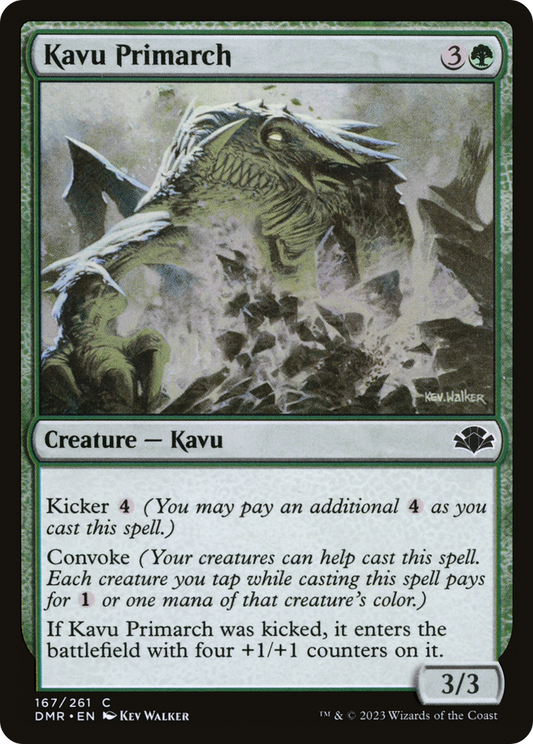 Kavu Primarch [Dominaria Remastered] Foil