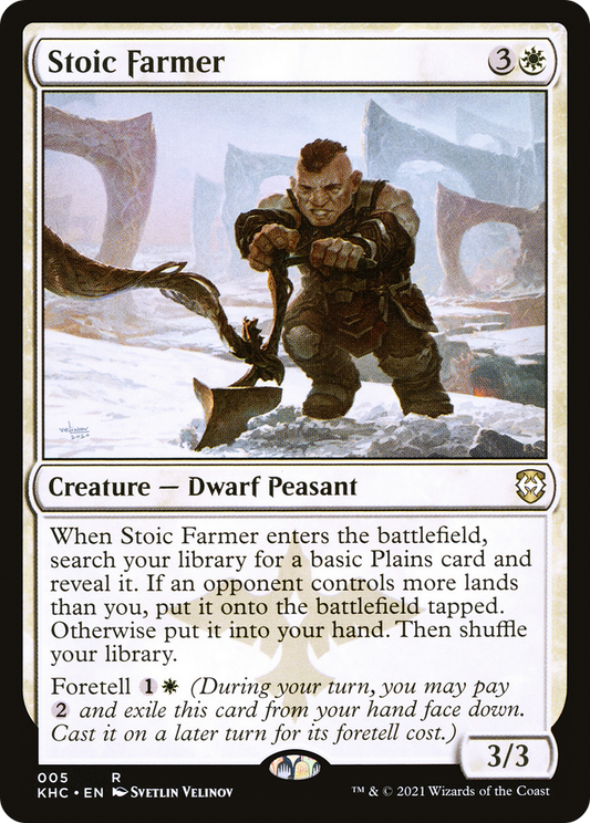 Stoic Farmer (005) - Kaldheim Commander