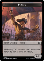 City's Blessing // Pirate (0005) Double-Sided Token [The Lost Caverns of Ixalan Commander Tokens] | Silver Goblin