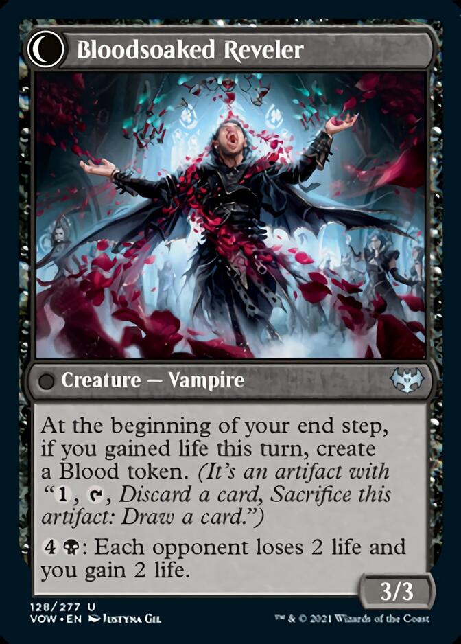 Restless Bloodseeker (128) Foil - Innistrad: Crimson Vow