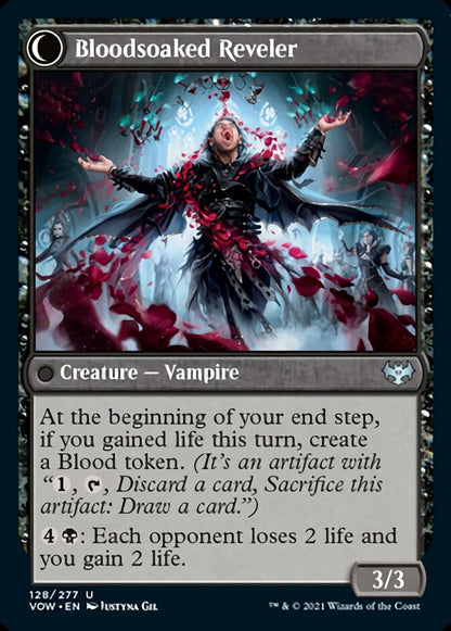 Restless Bloodseeker (128) Foil - Innistrad: Crimson Vow