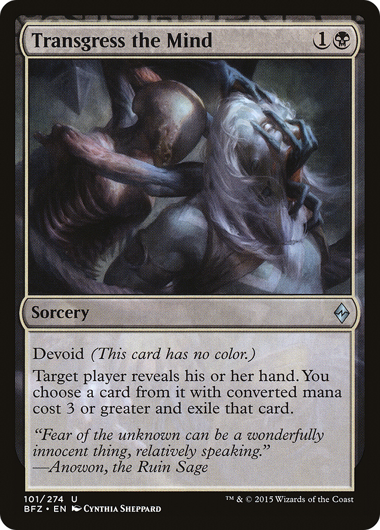 Transgress the Mind (101) - Battle for Zendikar