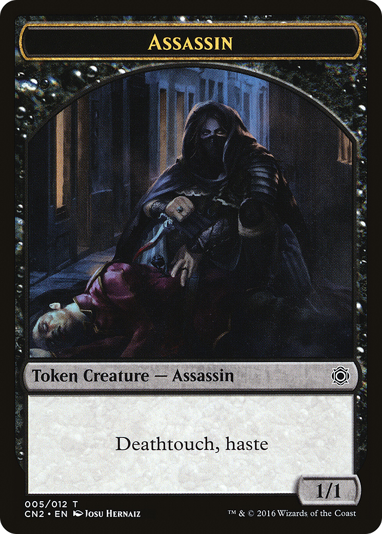 Assassin Token [Conspiracy: Take the Crown Tokens] | Silver Goblin