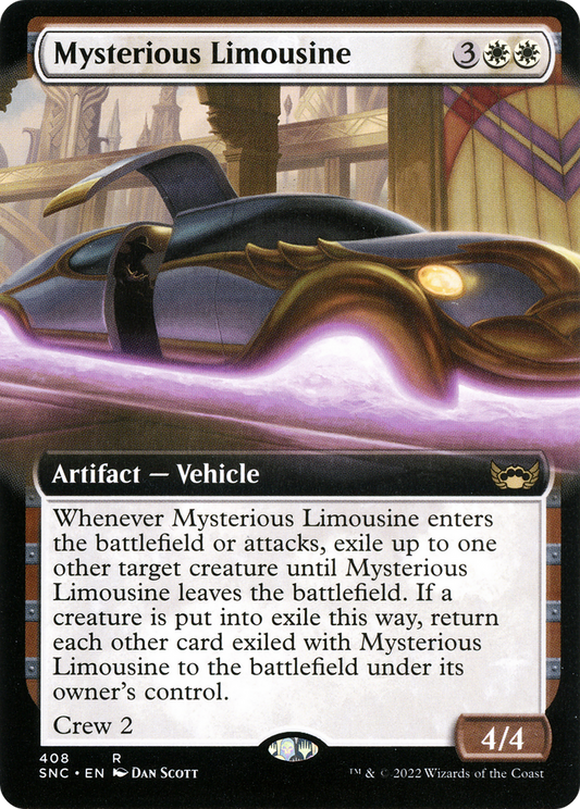Mysterious Limousine (Extended Art) (408) Foil - Streets of New Capenna
