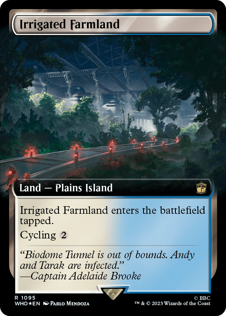 Irrigated Farmland (Extended Art) (Surge Foil) [Doctor Who] | Silver Goblin