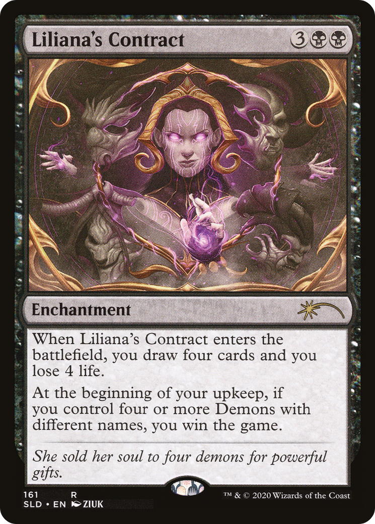 Liliana's Contract (161) Foil - Secret Lair Drop