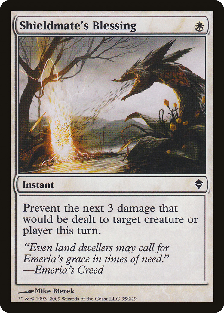 Shieldmate's Blessing (035) Foil - Zendikar