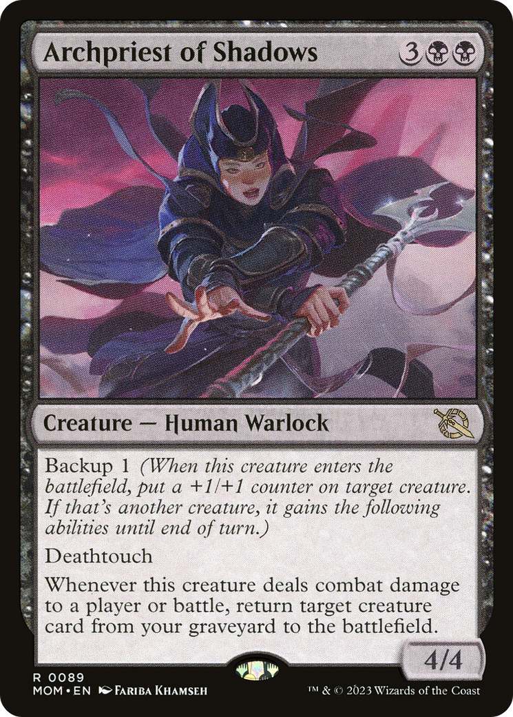 Archpriest of Shadows (089) Foil - March of the Machine