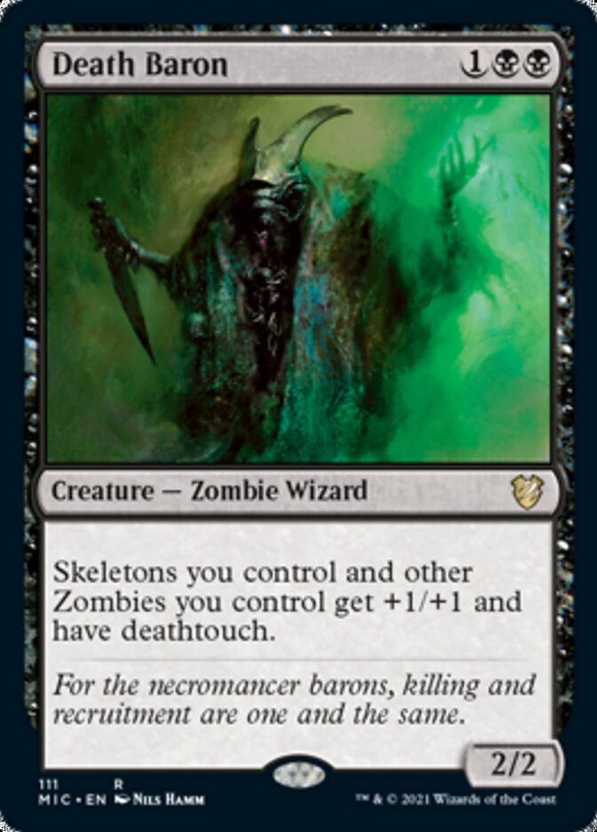 Death Baron [Innistrad: Midnight Hunt Commander] | Silver Goblin