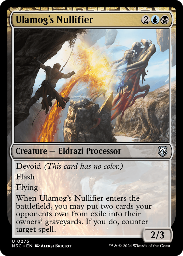 Ulamog's Nullifier (Ripple Foil) [Modern Horizons 3 Commander] | Silver Goblin