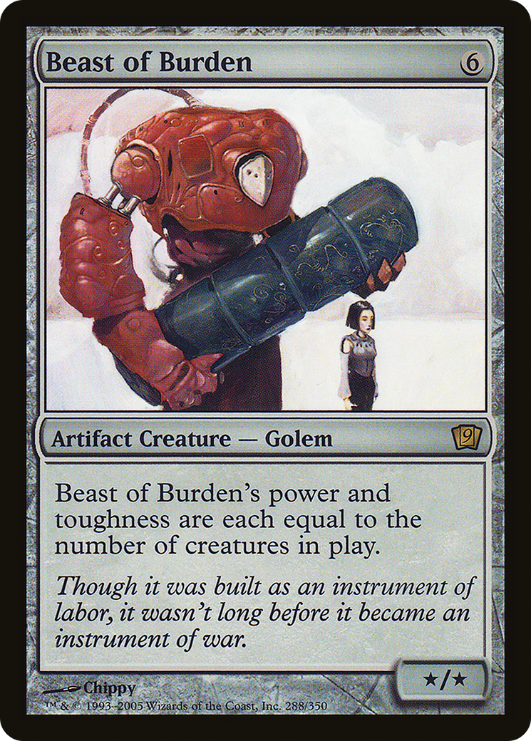 Beast of Burden (288) Foil - Ninth Edition