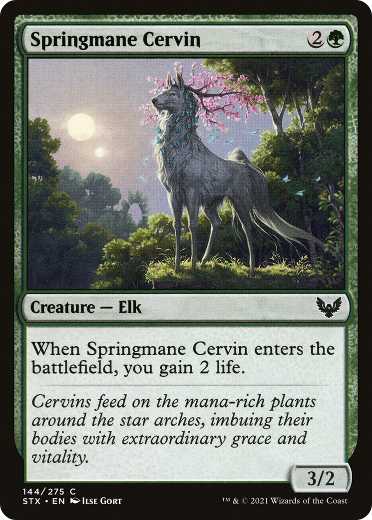 Springmane Cervin (144) - Strixhaven: School of Mages