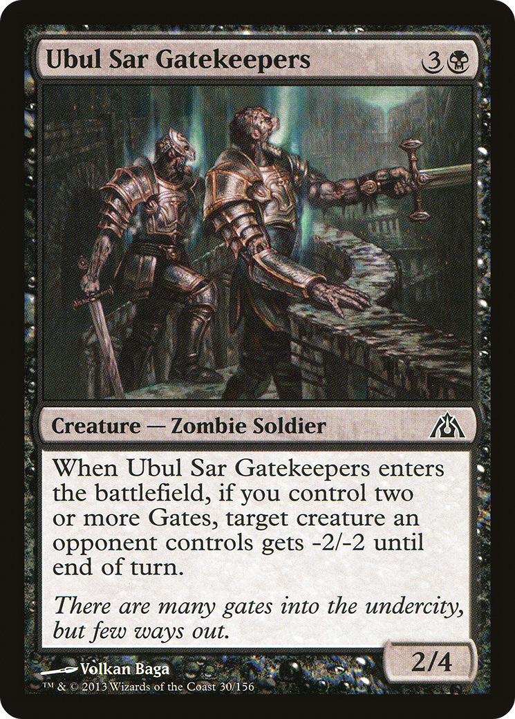 Ubul Sar Gatekeepers (030) - Dragon's Maze