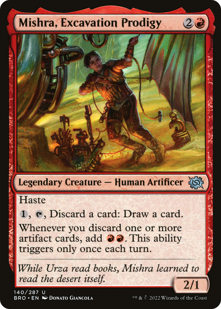 Mishra, Excavation Prodigy (140) - The Brothers' War