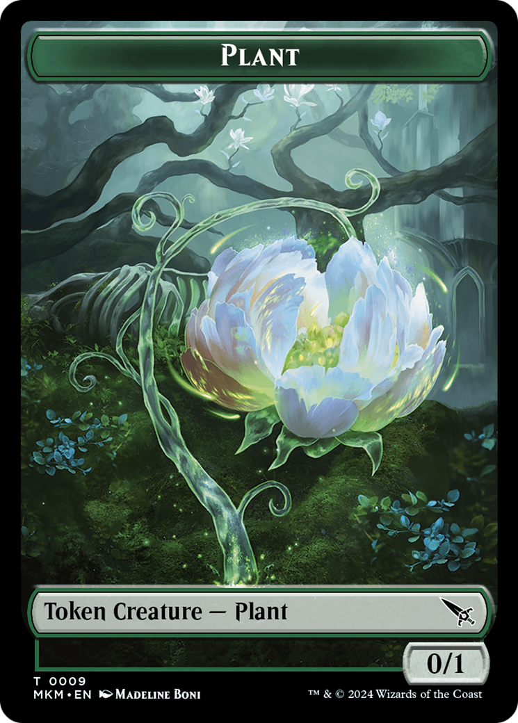 Plant Token [Murders at Karlov Manor Tokens] | Silver Goblin