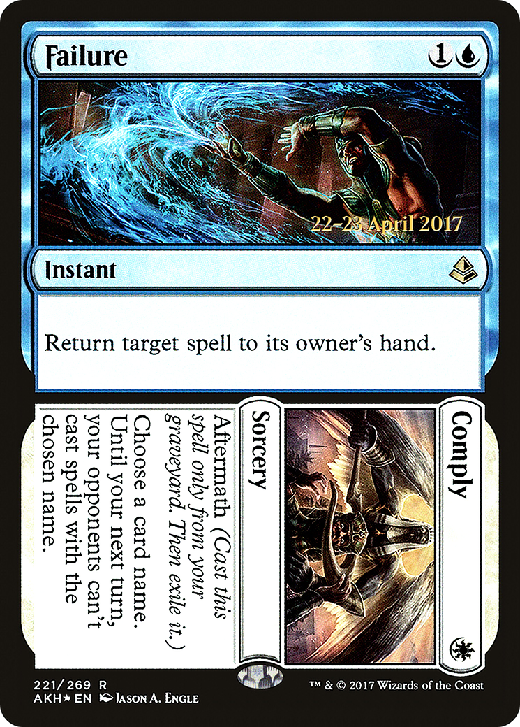 Failure // Comply (221) Foil - Amonkhet Promos