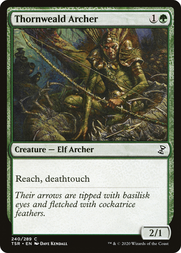 Thornweald Archer (240) Foil - Time Spiral Remastered