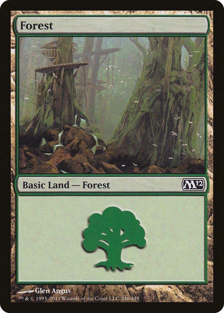 Forest (246) Foil - Magic 2012