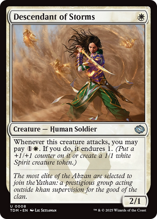 Descendant of Storms (008) Foil - Tarkir: Dragonstorm
