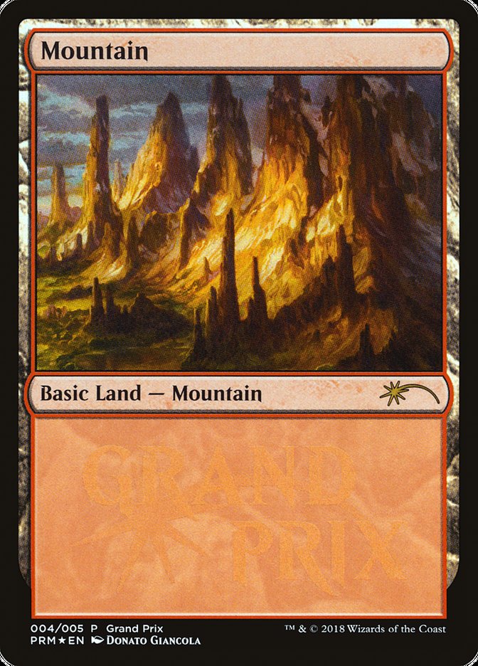 Mountain (2018d) [Grand Prix Promos] | Silver Goblin