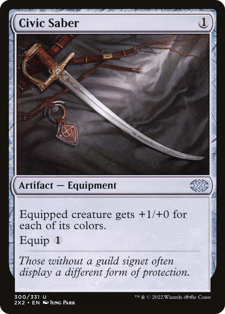 Civic Saber (300) Foil - Double Masters 2022