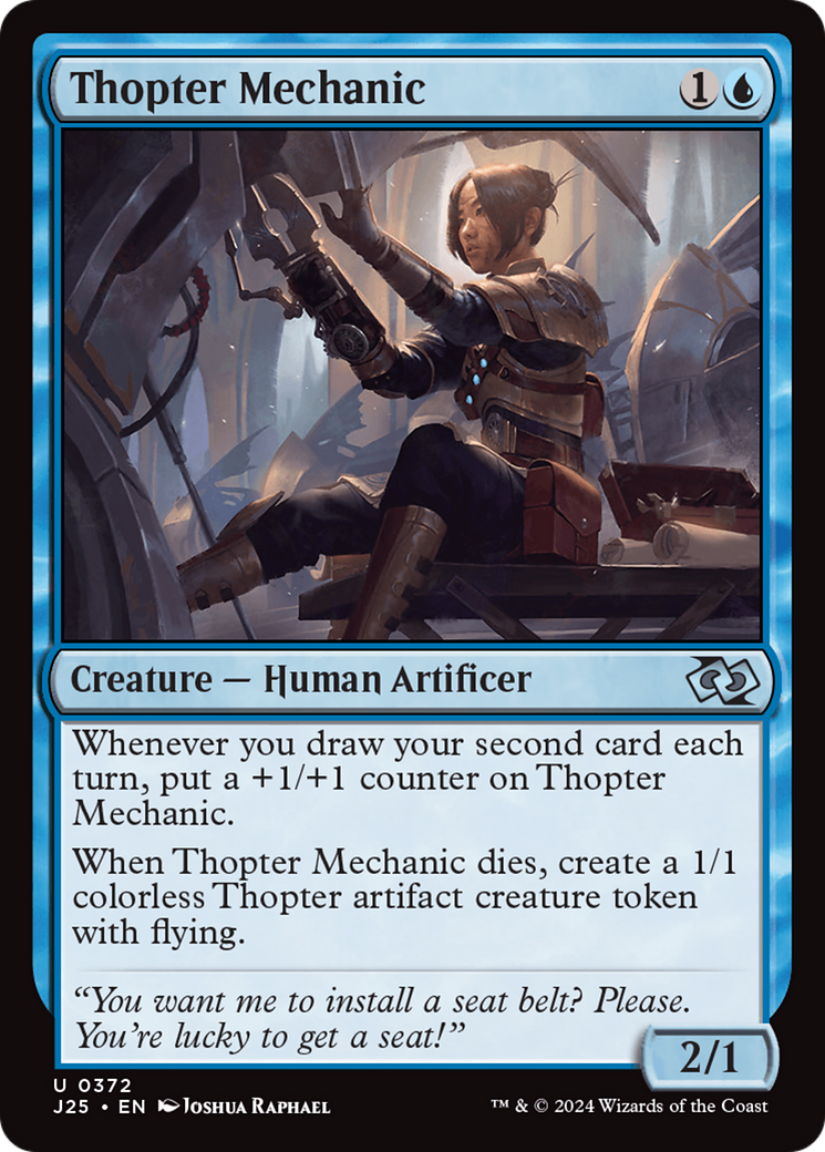 Thopter Mechanic [Foundations Jumpstart] | Silver Goblin