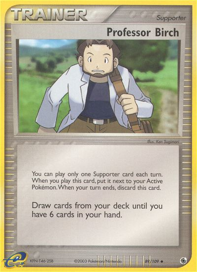 Professor Birch (89/109) [EX: Ruby & Sapphire] | Silver Goblin