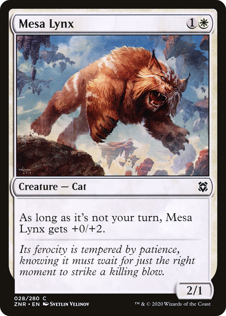Mesa Lynx (028) Foil - Zendikar Rising