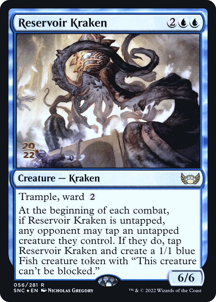 Reservoir Kraken (056) Foil - Streets of New Capenna Promos