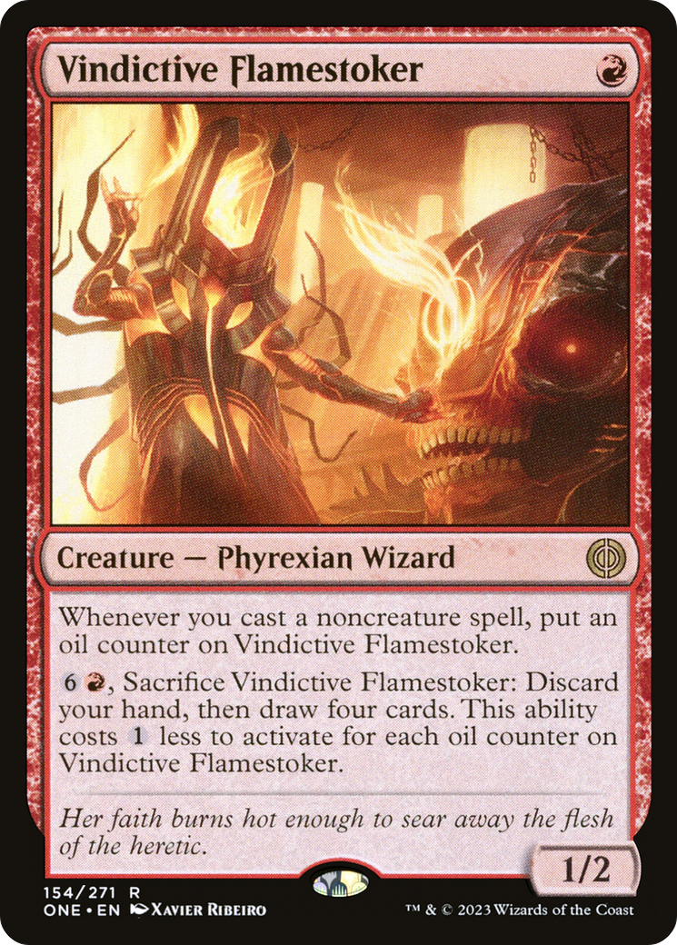 Vindictive Flamestoker (154) Foil - Phyrexia: All Will Be One