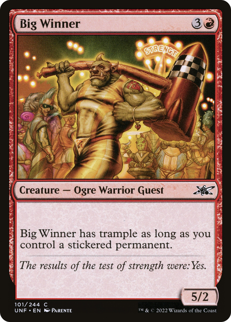 Big Winner (101) Foil - Unfinity