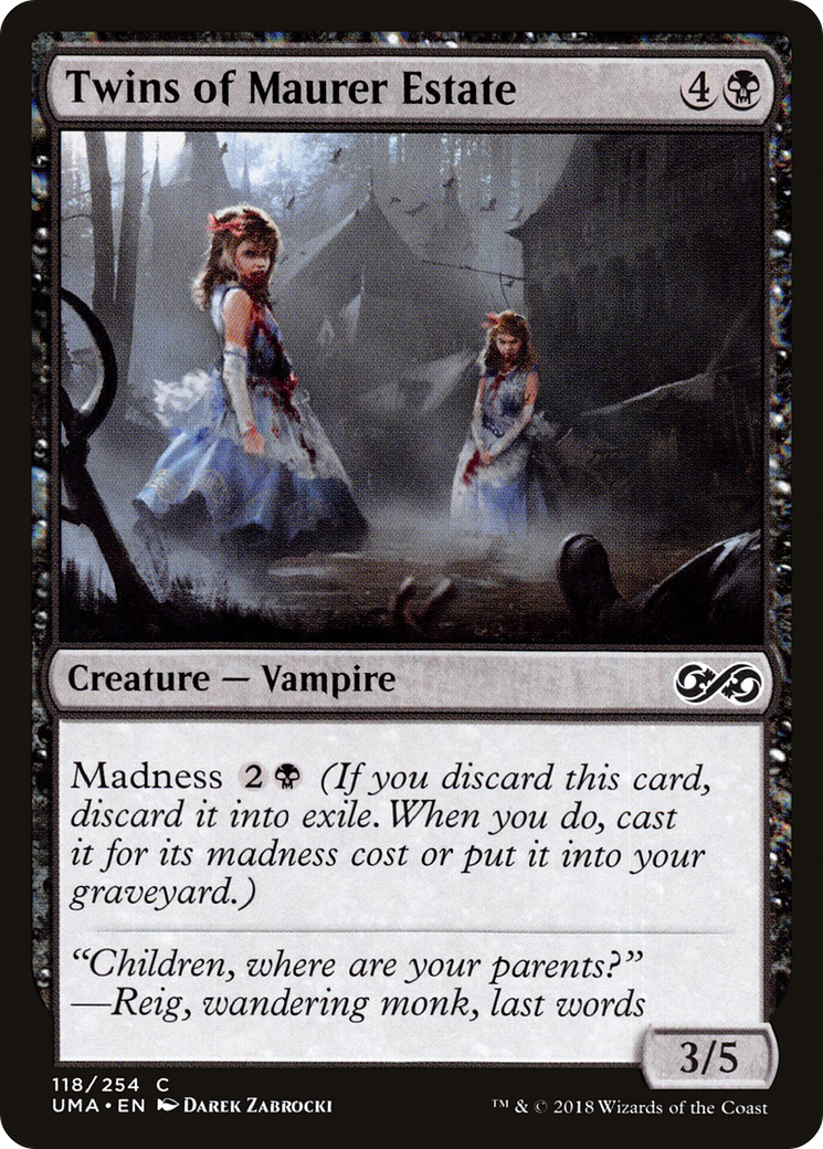 Twins of Maurer Estate (118) - Ultimate Masters
