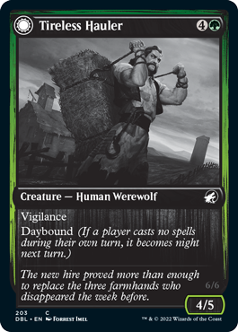 Tireless Hauler (203) Foil - Innistrad: Double Feature