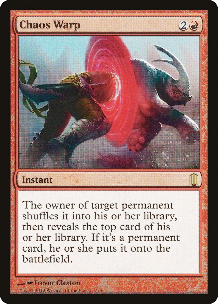 Chaos Warp (001) Foil - Commander's Arsenal