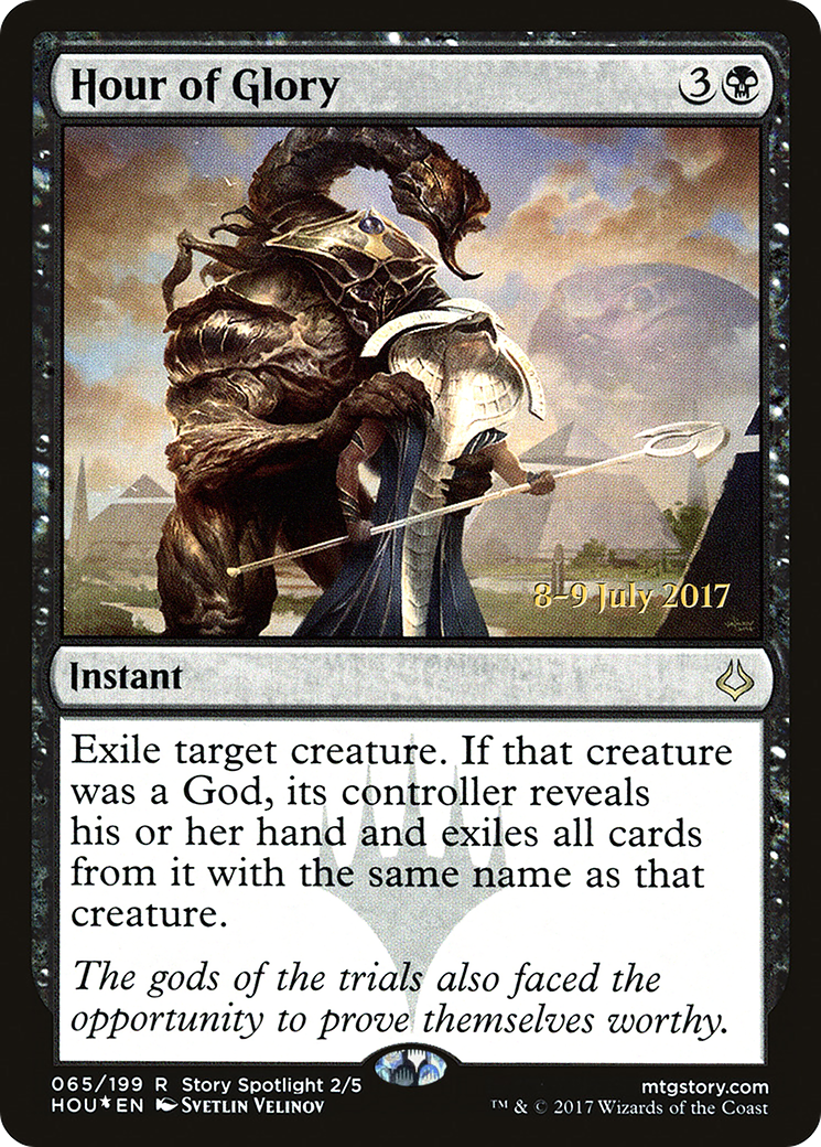 Hour of Glory (065) Foil - Hour of Devastation Promos