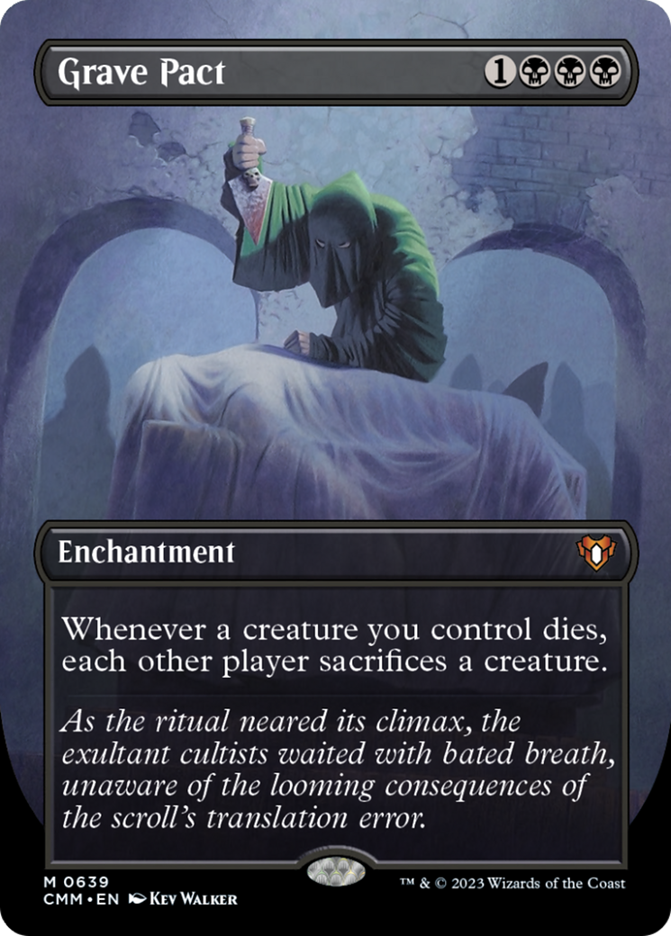 Grave Pact (Borderless Alternate Art) [Commander Masters] | Silver Goblin