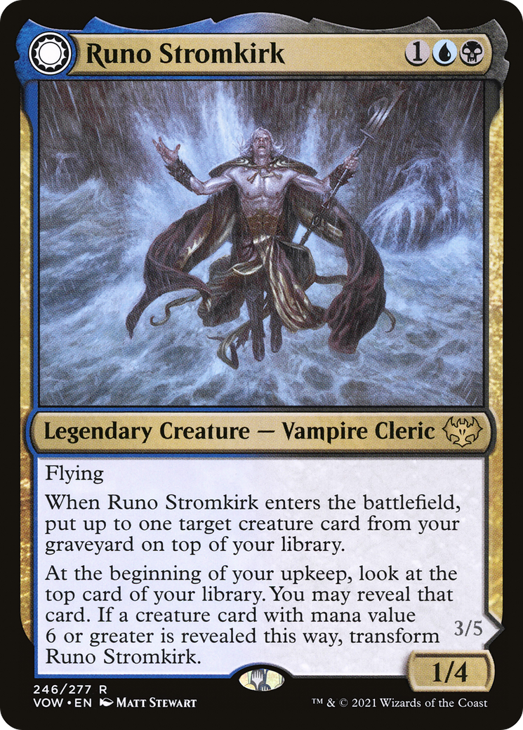 Runo Stromkirk // Krothuss, Lord of the Deep (246) Foil - Innistrad: Crimson Vow