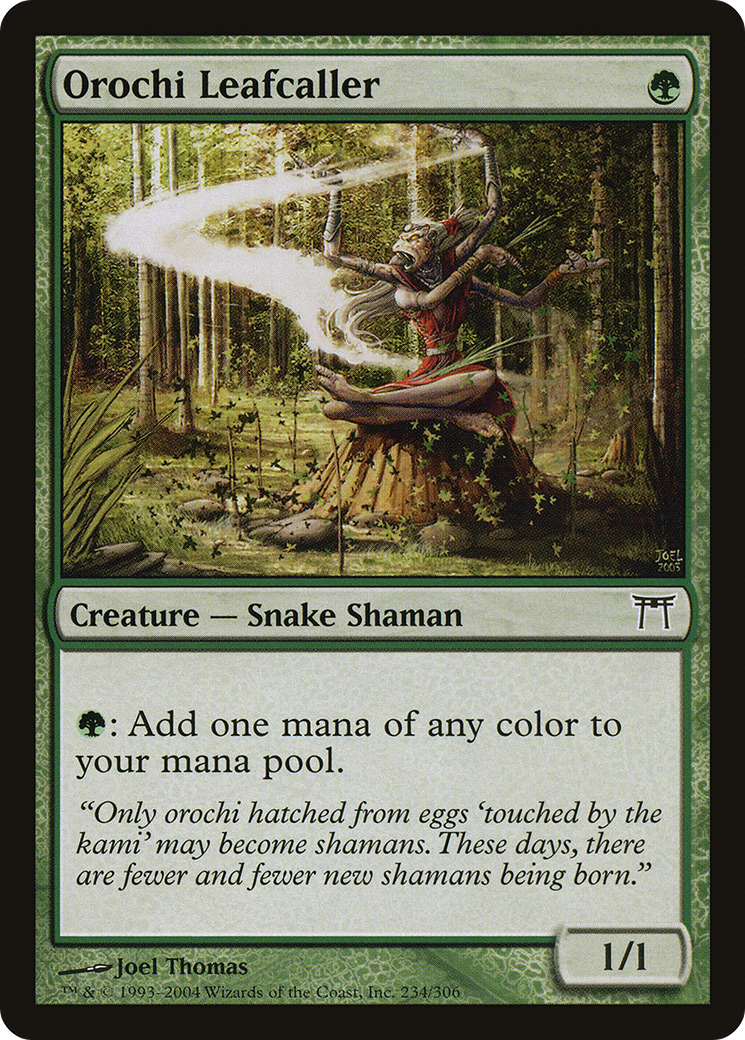Orochi Leafcaller (234) - Champions of Kamigawa