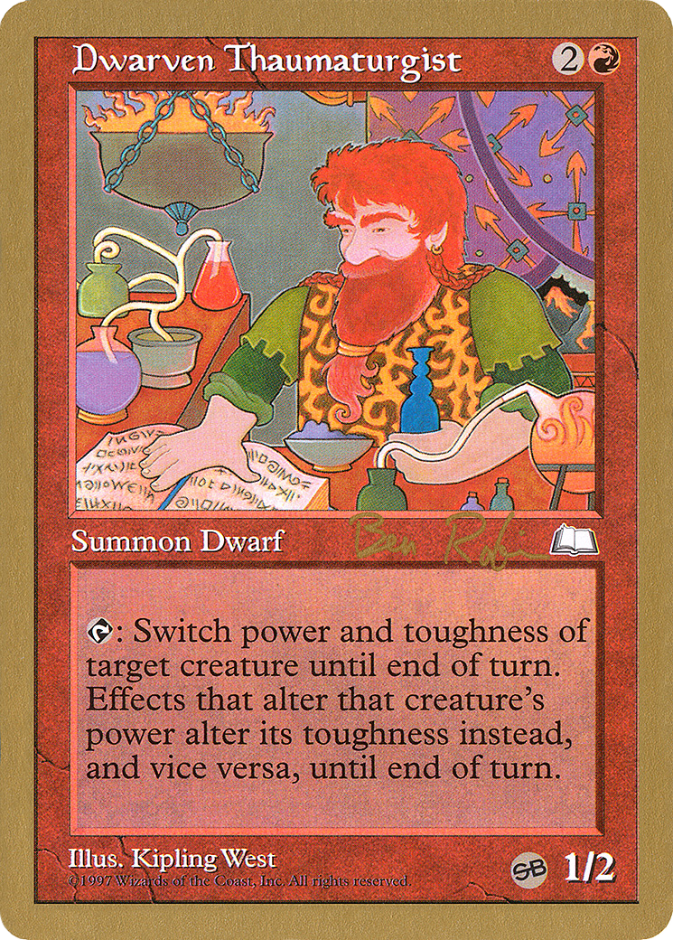 Dwarven Thaumaturgist (Retro) (br98sba) - World Championship Decks 1998