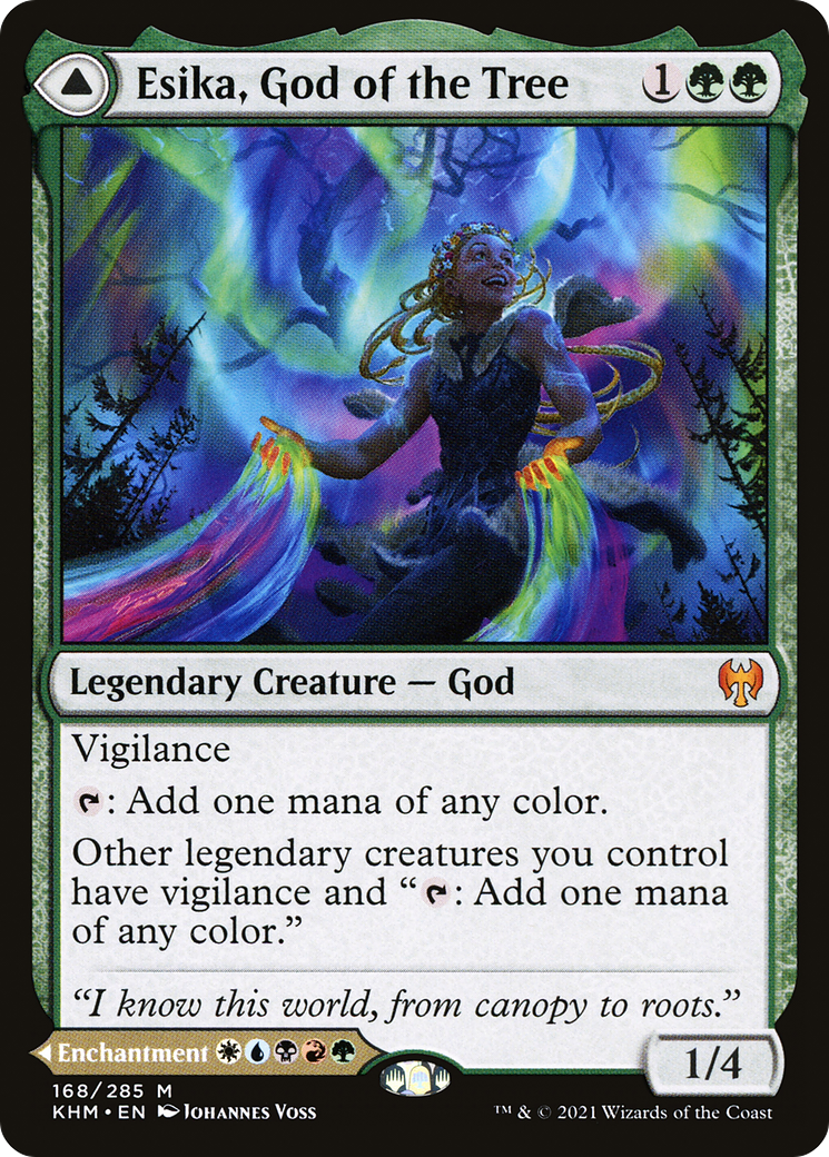 Esika, God of the Tree // The Prismatic Bridge [Kaldheim] | Silver Goblin