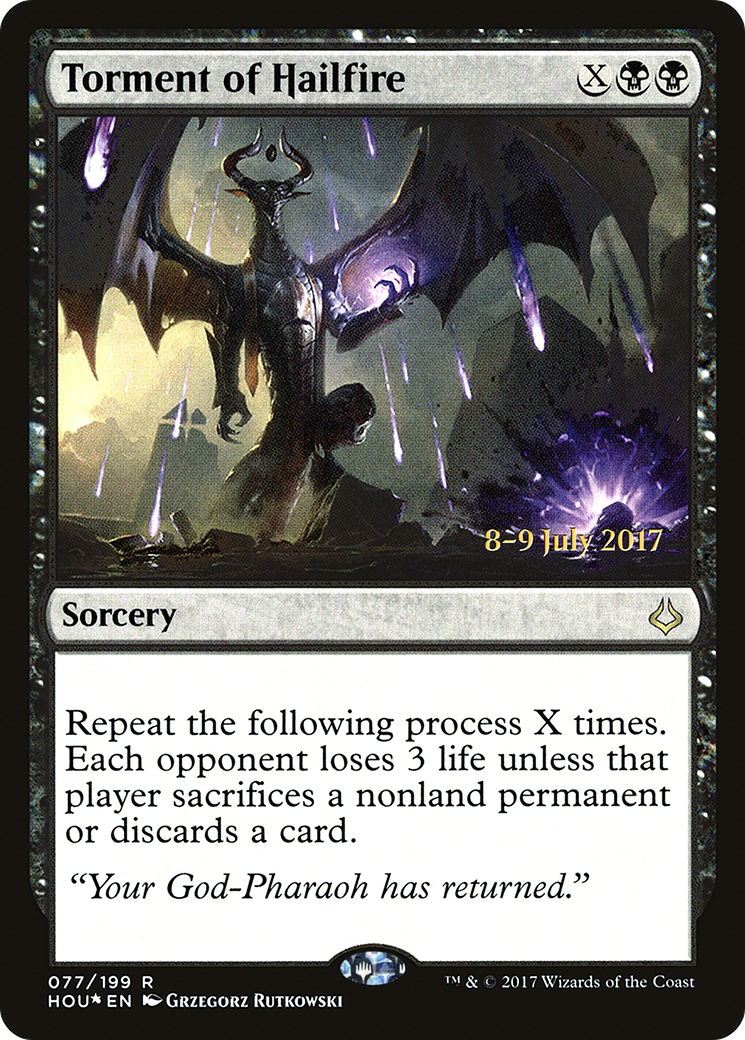 Torment of Hailfire (077) Foil - Hour of Devastation Promos