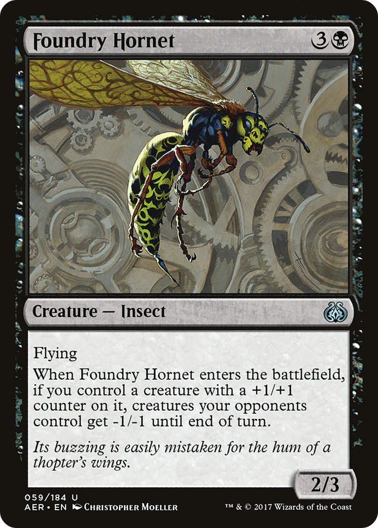 Foundry Hornet (059) Foil - Aether Revolt