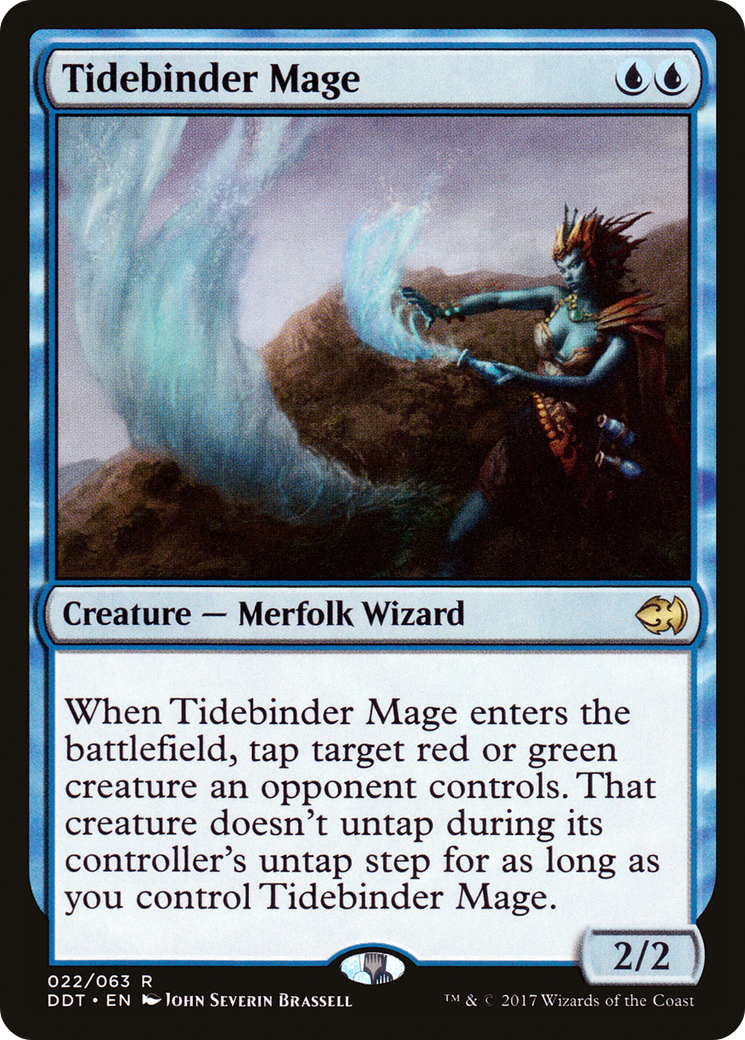 Tidebinder Mage (022) - Duel Decks: Merfolk vs. Goblins