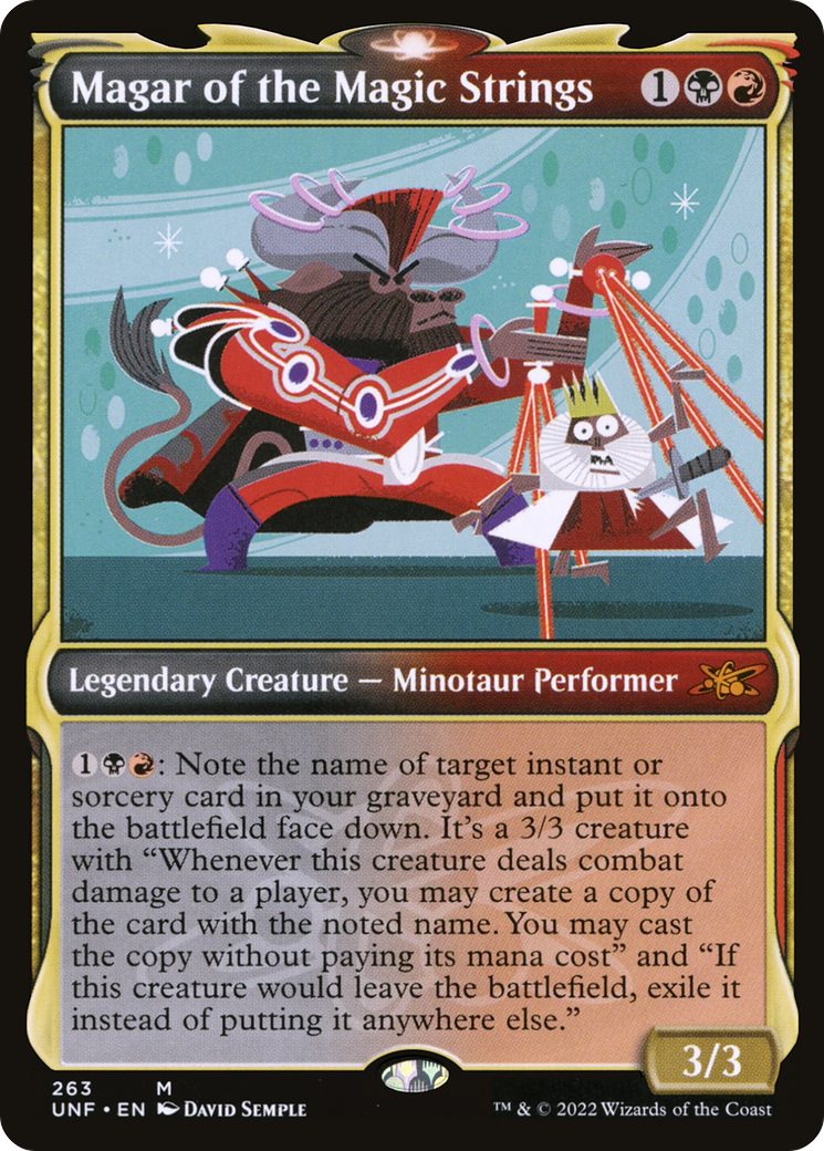 Magar of the Magic Strings (Showcase) (263) Foil - Unfinity
