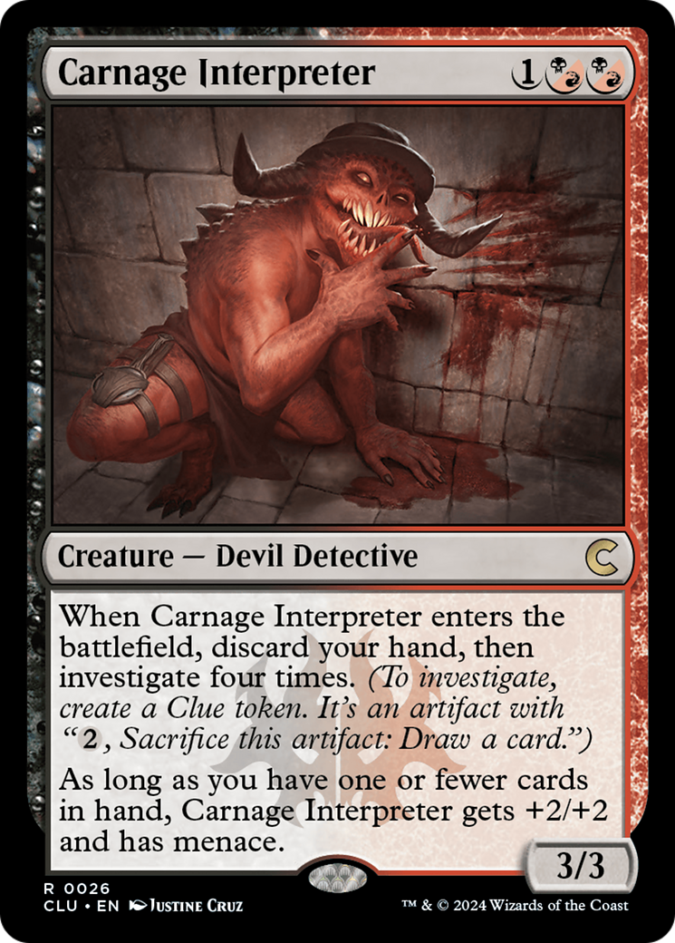 Carnage Interpreter [Ravnica: Clue Edition]