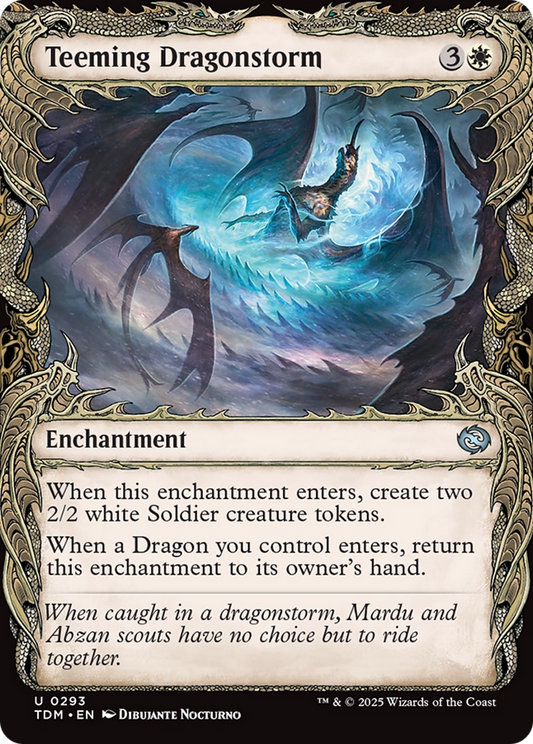 Teeming Dragonstorm (Showcase) (293) Foil - Tarkir: Dragonstorm